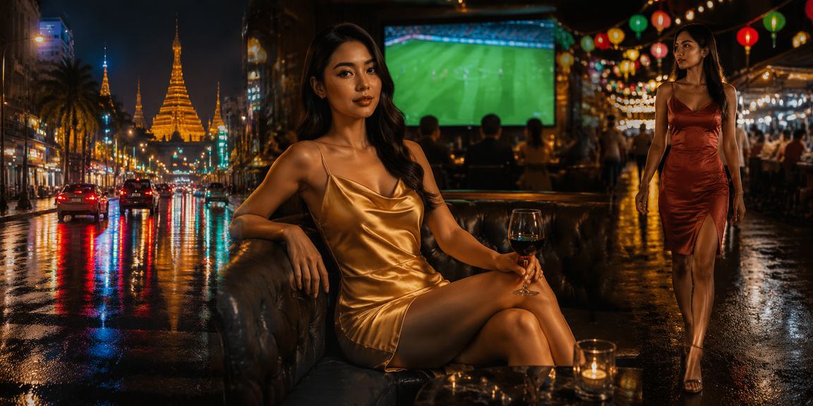 ရန္ကုန္ၿမိဳ႕ ညပိုင္း ဘောလုံးပွဲ Betting လုပ်နေေသာ လူအုပ္